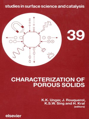 cover image of Characterization of Porous Solids